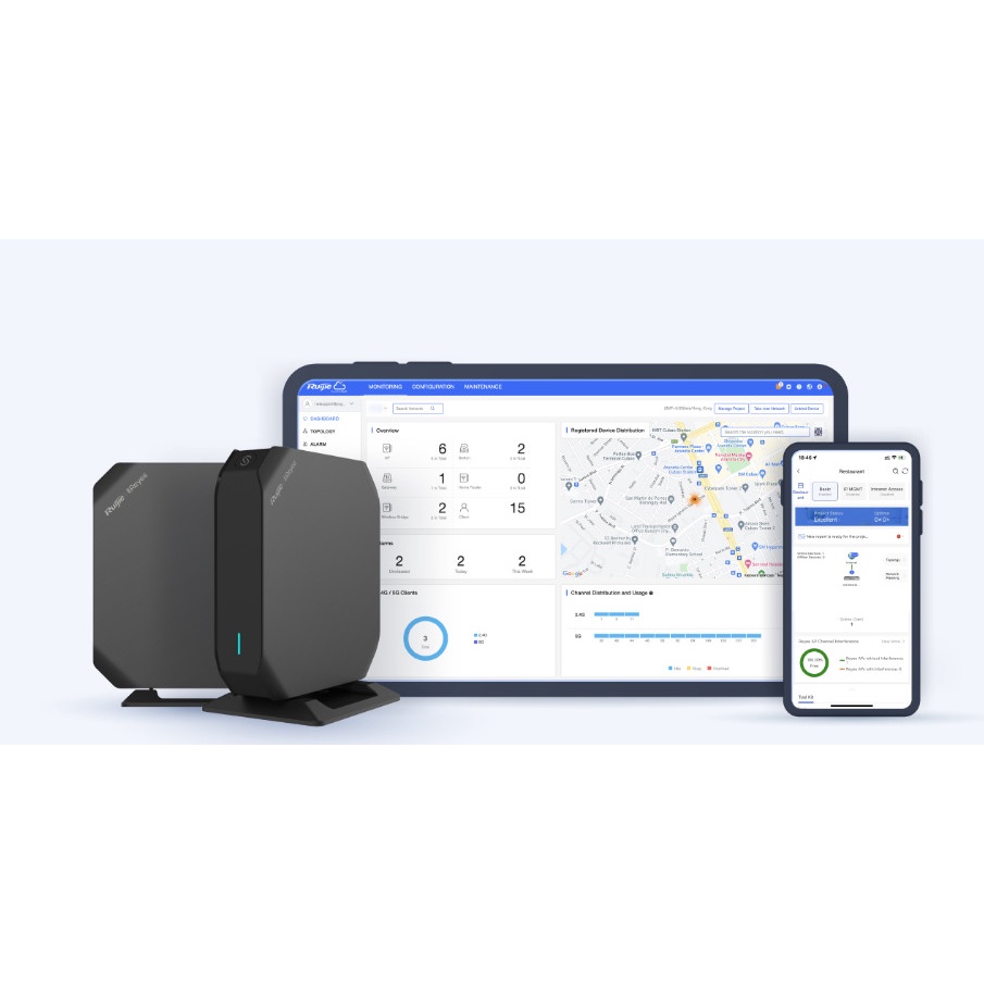 BỘ PHÁT WIFI RUIJIE RG-EG105GW ĐA NĂNG KHÔNG DÂY TỐC ĐỘ LÊN TỚI 1267MBPS