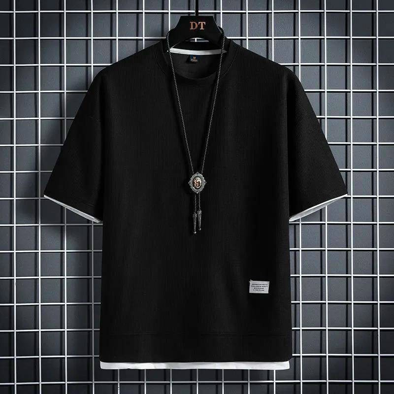 Áo thun nam KJ chất vải thun tổ ong dày dặn mềm mịn co dãn cao cấp thoáng mát thấm hút mồ hôi tốt KJ - Vua Quần Jeans