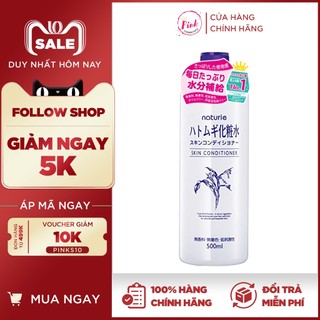 Nước hoa hồng ý dĩ Naturie Hatomugi Skin Conditioner Nhật 500ml