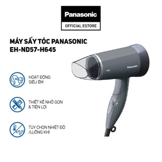 Máy sấy tóc panasonic eh-nd57-p645 và eh-nd57-h645 – hàng chính hãng -màu hồng và màu xám