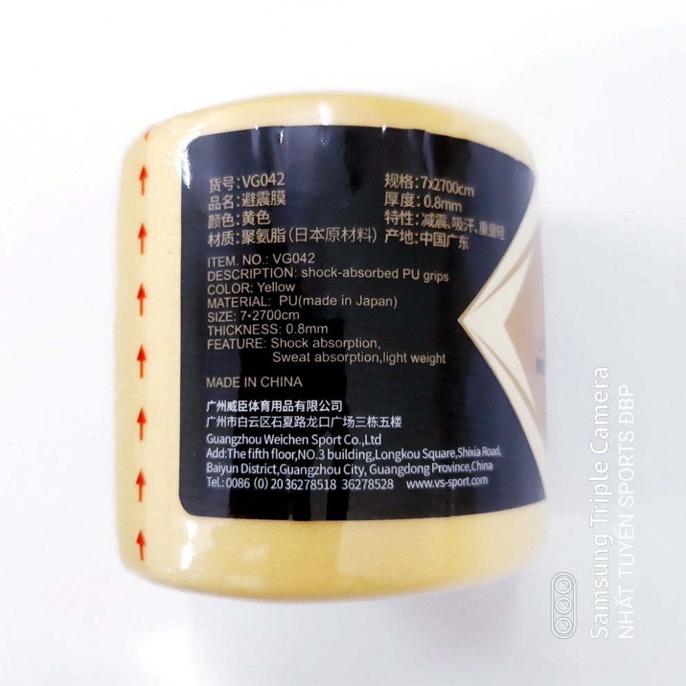 QUẤN CÁN LÓT VỢT- CUỐN CÁN NÒNG CÁN VỢT CẦU LÔNG VENSON VS VG 042  CHÍNH HÃNG- Nhà Phân Phối Chính Thức - Sport Huế