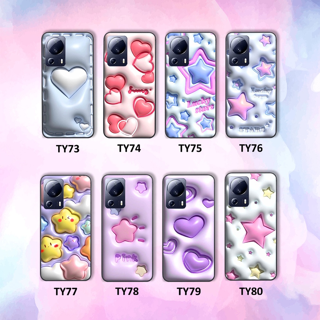 Ốp Xiaomi Civi 2 5G in phẳng hiệu ứng 3D giả nổi siêu thật, cực xinh, cá tính