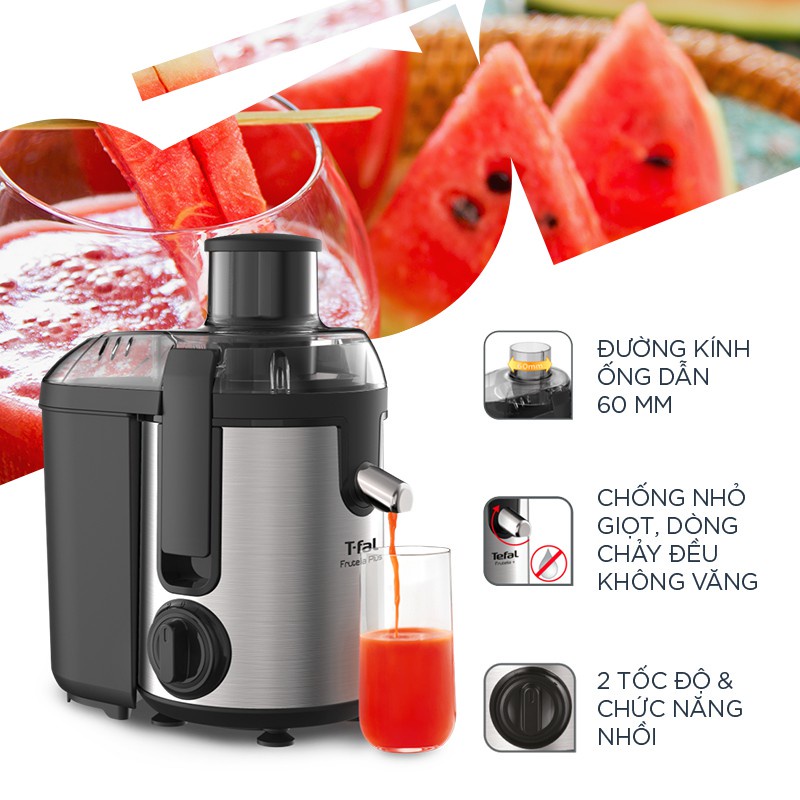 Máy ép trái cây Tefal ZE420D38 - Hàng Chính Hãng