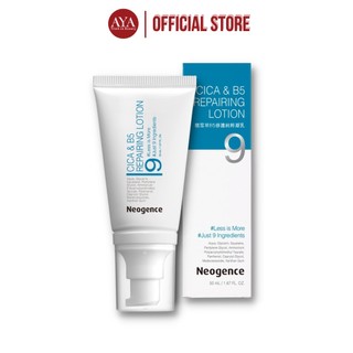 Sữa Dưỡng Lotion CICA & B5 NEOGENCE Phục Hồi Dưỡng Ẫm Dịu Mẩn Đỏ Less Is More 50ml Đài Loan