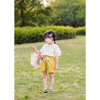 Set áo kèm quần thô đũi bé gái