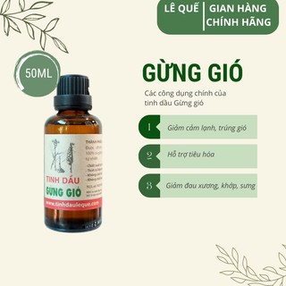 Tinh dầu Gừng gió Lê Quế 50ml