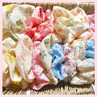 Cột tóc scrunchies hoa nhí siêu xinh-mẫu mới