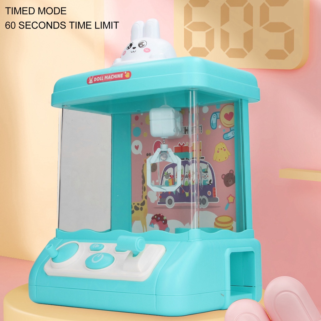 Đồ Chơi Máy Gắp Thú Bông Mini Size Nhỏ - có Nhạc nhẹ dễ thương Đồ Chơi cho bé - LUCKYBABY