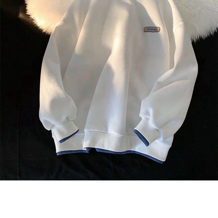 (2hand) Áo sweater nỉ unisex - áo nỉ nam nữ cổ tròn from rộng