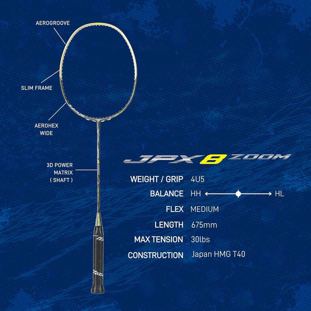 Vợt cầu lông Mizuno JPX 8 Zoom