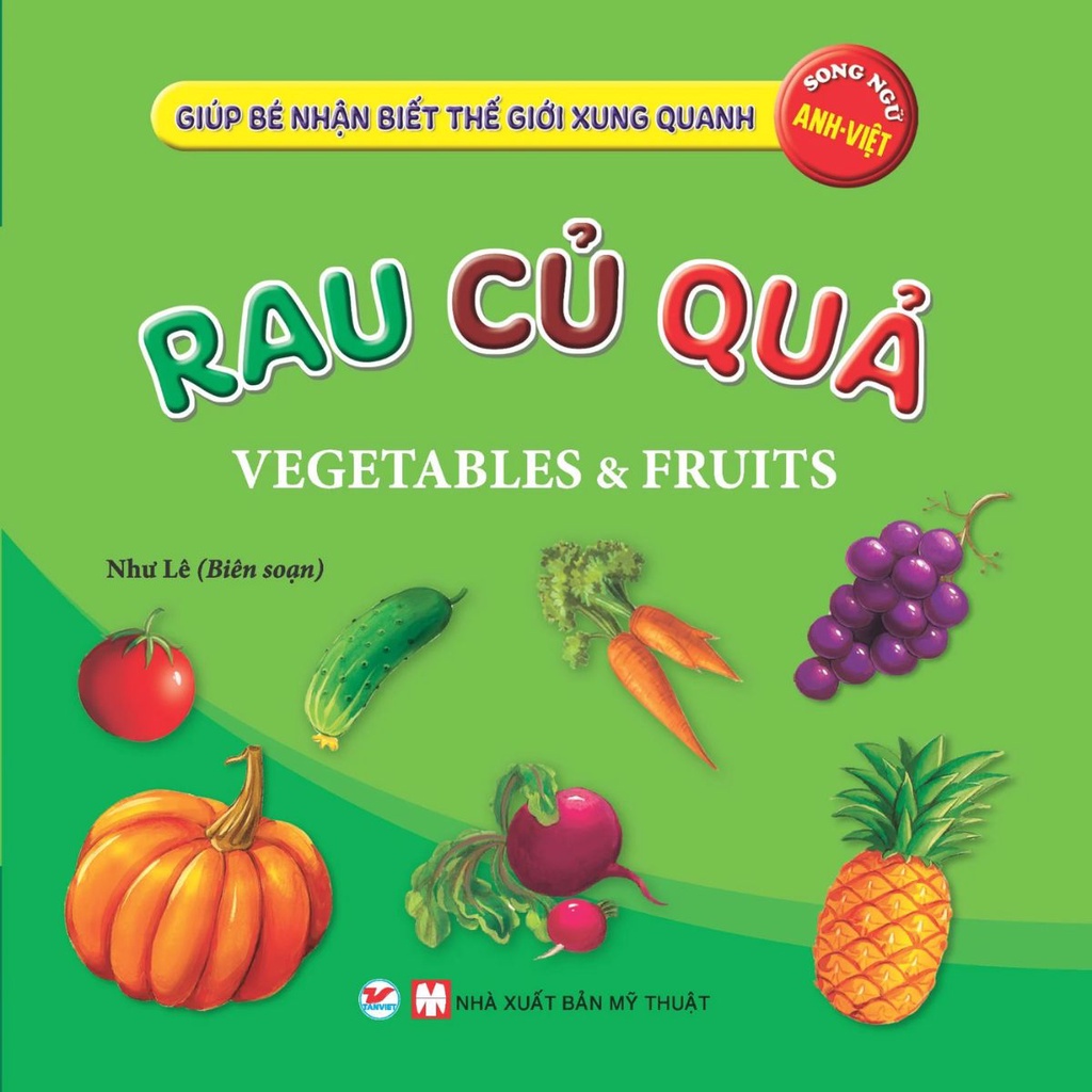 Sách - Combo Giúp bé nhận biết thế giới xung quanh phần 2 (Song ngữ Việt - Anh) (hình dạng, màu sắc, ĐV hoang dã, ĐV..tv