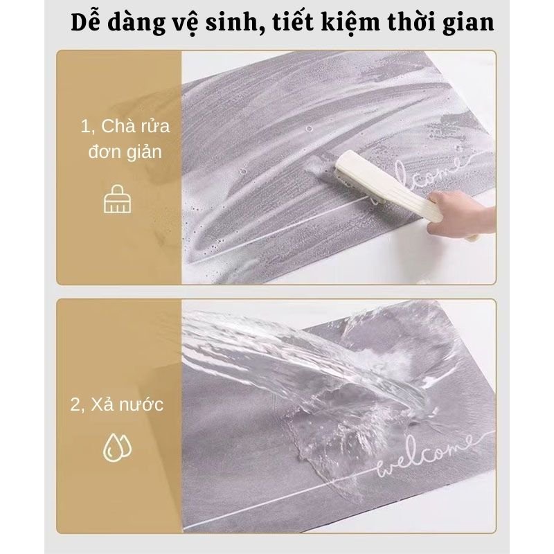 Thảm Chùi Chân Mado Chống Trượt Siêu Thấm Nước