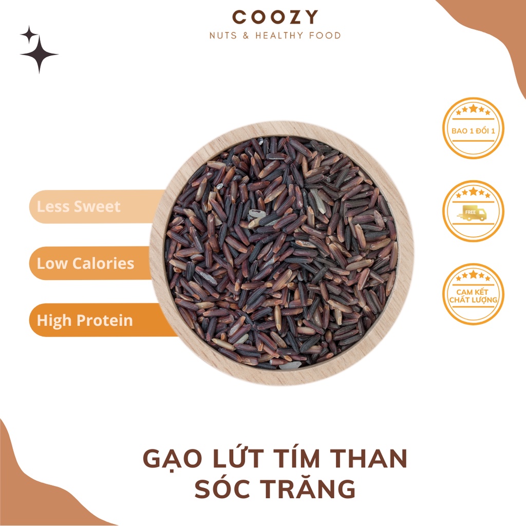 Gạo Lứt Tím Than Sóc Trăng