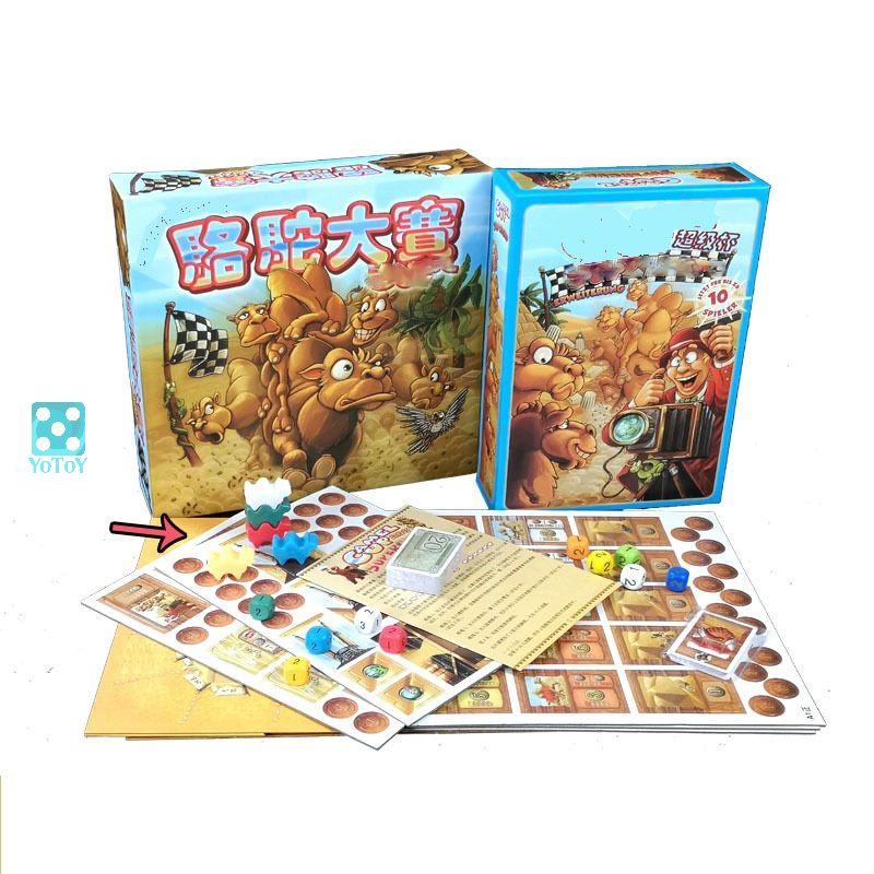 Bộ trò chơi Camel up boardgame cuộc đua lạc đà kỳ thú vui nhộn phiên bản đầu tiên