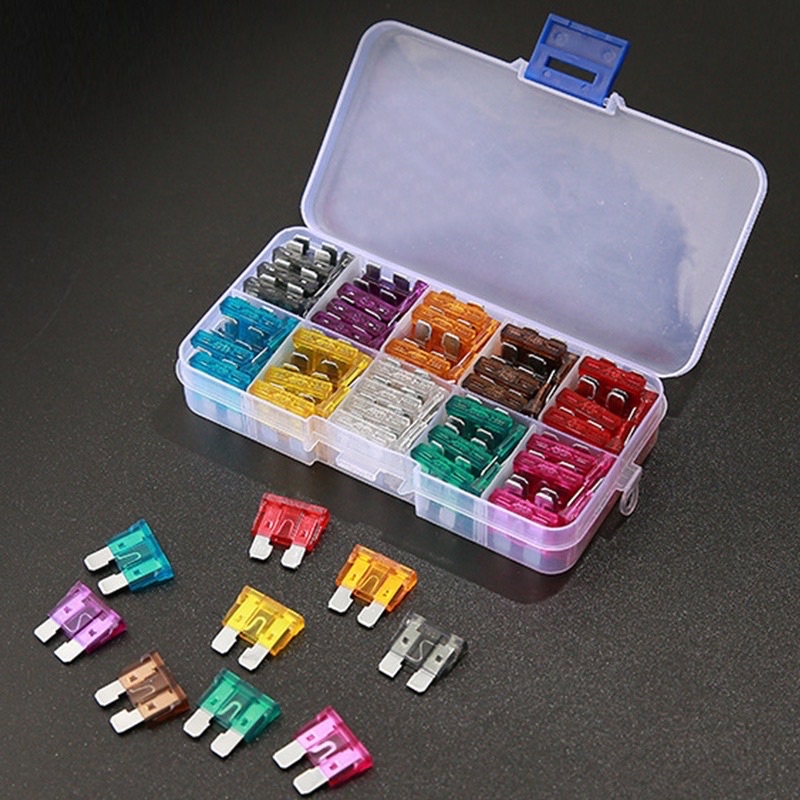 Set 100 cầu chì lớn cho ô tô, xe máy. Có bán lẻ từng loại