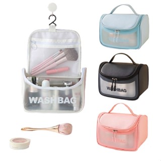 [HCM Giá Rẻ] Túi Washbag Thế hệ Mới - Túi Đựng Mỹ Phẩm Du Lịch Dạng Hộp Có Nắp Khoá Có Móc Treo