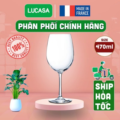 Ly Rượu Vang Thủy Tinh Luminarc C&S Cabernet Tulipe 470ml - L4581| Phân Phối Chính Hãng