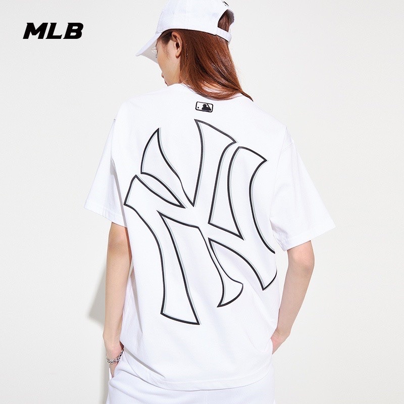 Áo Thun Unisex Form Rộng Áo thun MLB Basic 02 - 100% cotton