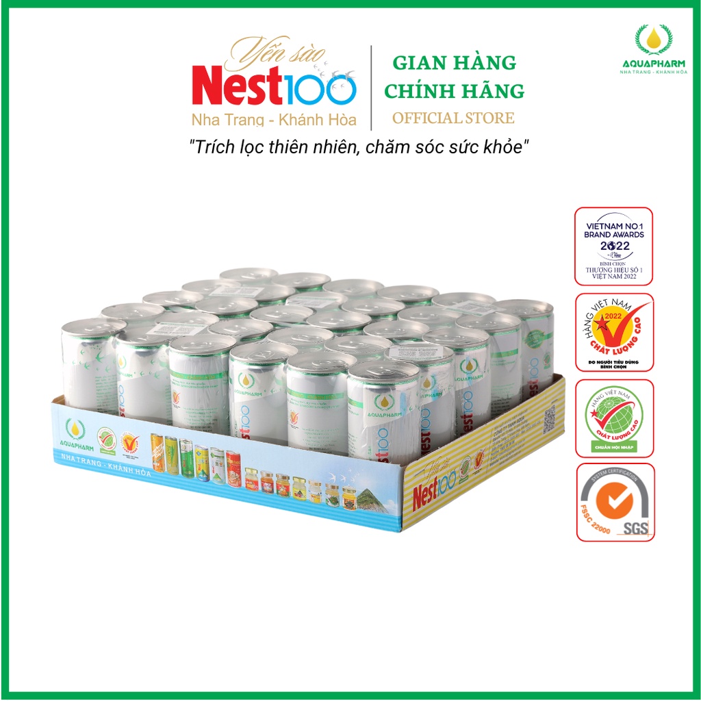 Nước Yến Sào Nest100 Đường Ăn Kiêng - Lon 190ml