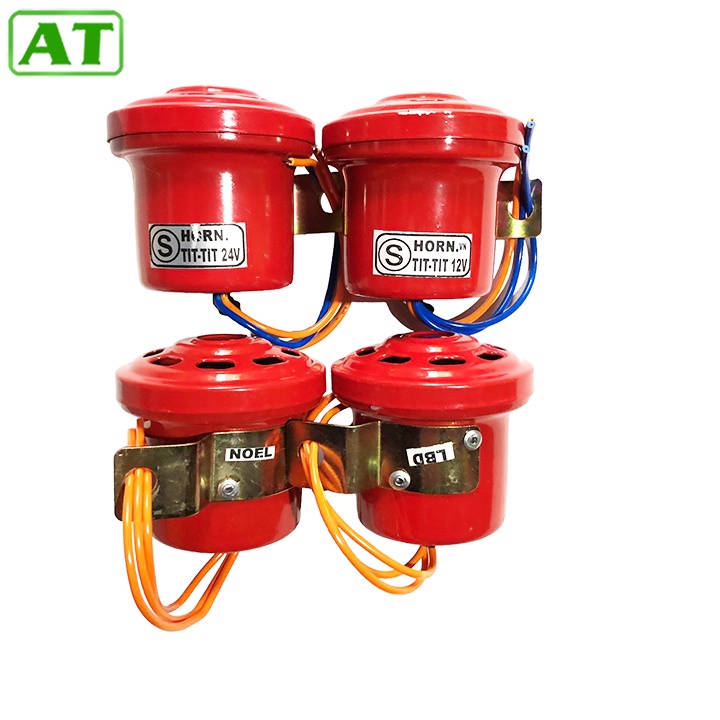 Còi xi nhan, lùi ô tô 12V 24V kêu tít tít, nhạc liên khúc
