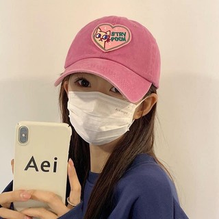 Mũ Lưỡi Trai Hồng Tim Mèo