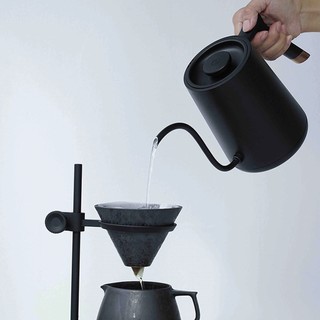 Ấm đun giữ nhiệt độ chuẩn cà phê Timmeore Fish Electric 800ml Black | Bản mới 2024
