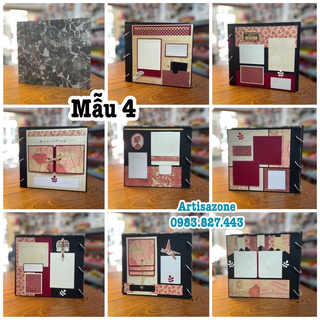 Album ảnh dán - Scrapbook handmade