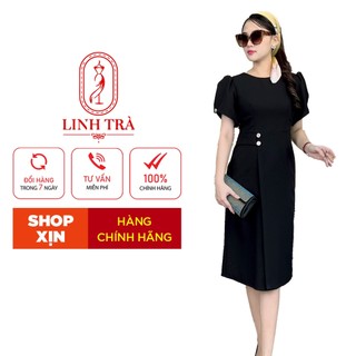 Đầm Trung Niên [ Linh Trà ] (TM 1082) Bigsize Màu Sắc Trẻ Trung Tươi Sáng Họa Tiết Sang Trọng Đi Làm Đi Tiệc Cho Bà