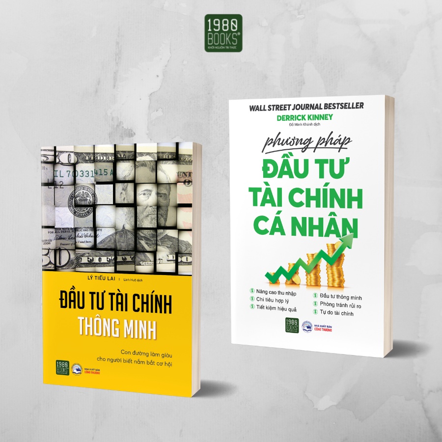 Sách: Combo 2 cuốn Phương pháp đầu tư tài chính cá nhân + Đầu tư tài chính thông minh (1980 BOOKS HCM)