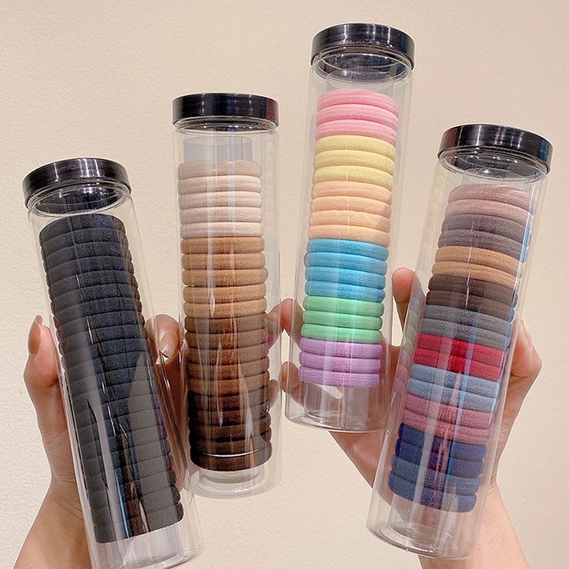 Set 20 thun cột tóc nhiều màu giá rẻ Loli