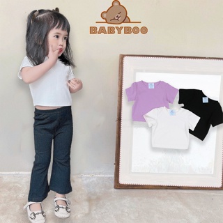 Áo Croptop Cộc Tay Cho Bé Gái Màu Xinh Xắn Áo Croptop - BabyBoo