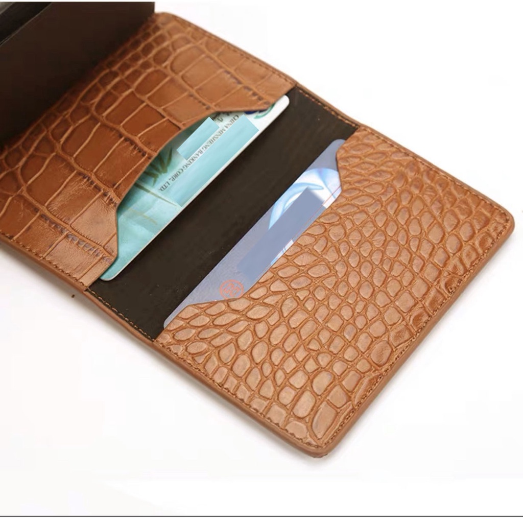 Ví thẻ tín dụng nam nữ thiết kế nhỏ gọn tích hợp công nghệ chống trộm thông minh thương hiệu AUKULASIC AUKV79