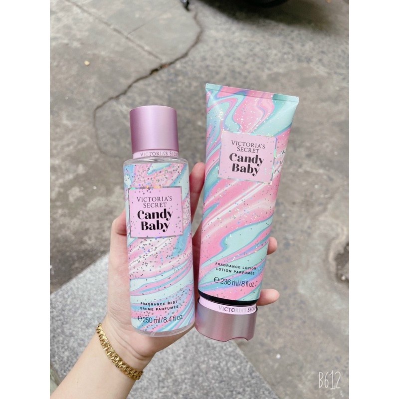 Combo Sữa Dưỡng Thể và Xịt Thơm Body Victoria Kim Tuyến