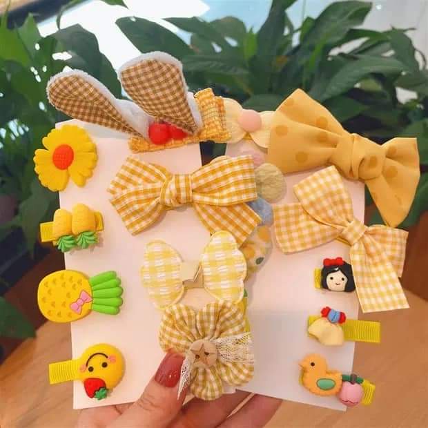 MVP2882 Set 8 kẹp tóc siêu xinh cho bé gái