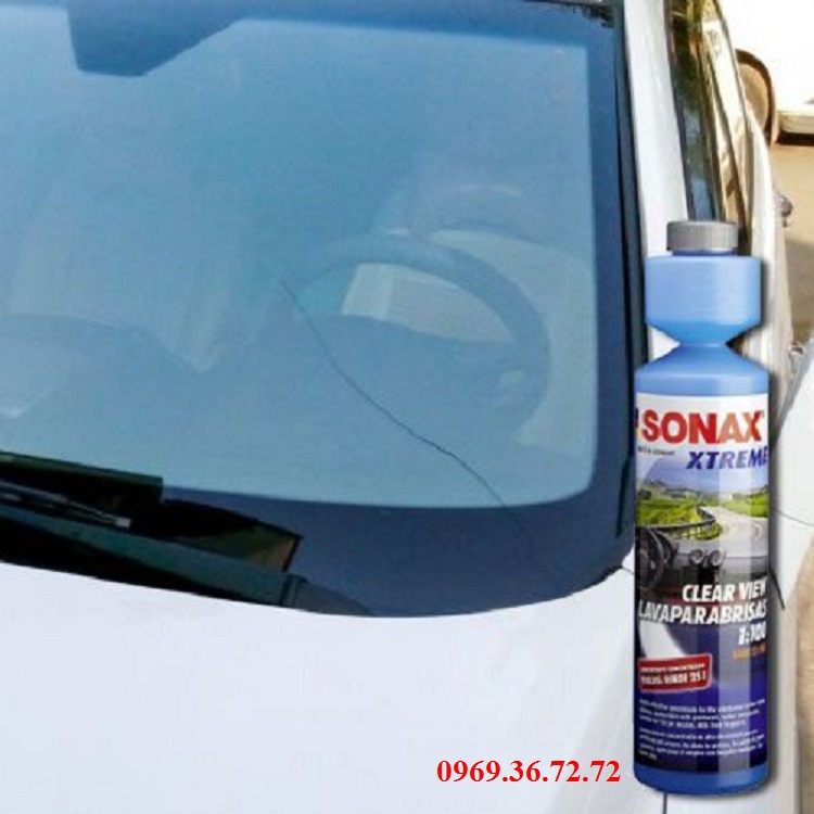Sonax Xtreme Clear View - Dung dịch chăm rửa kính cao cấp 250ml