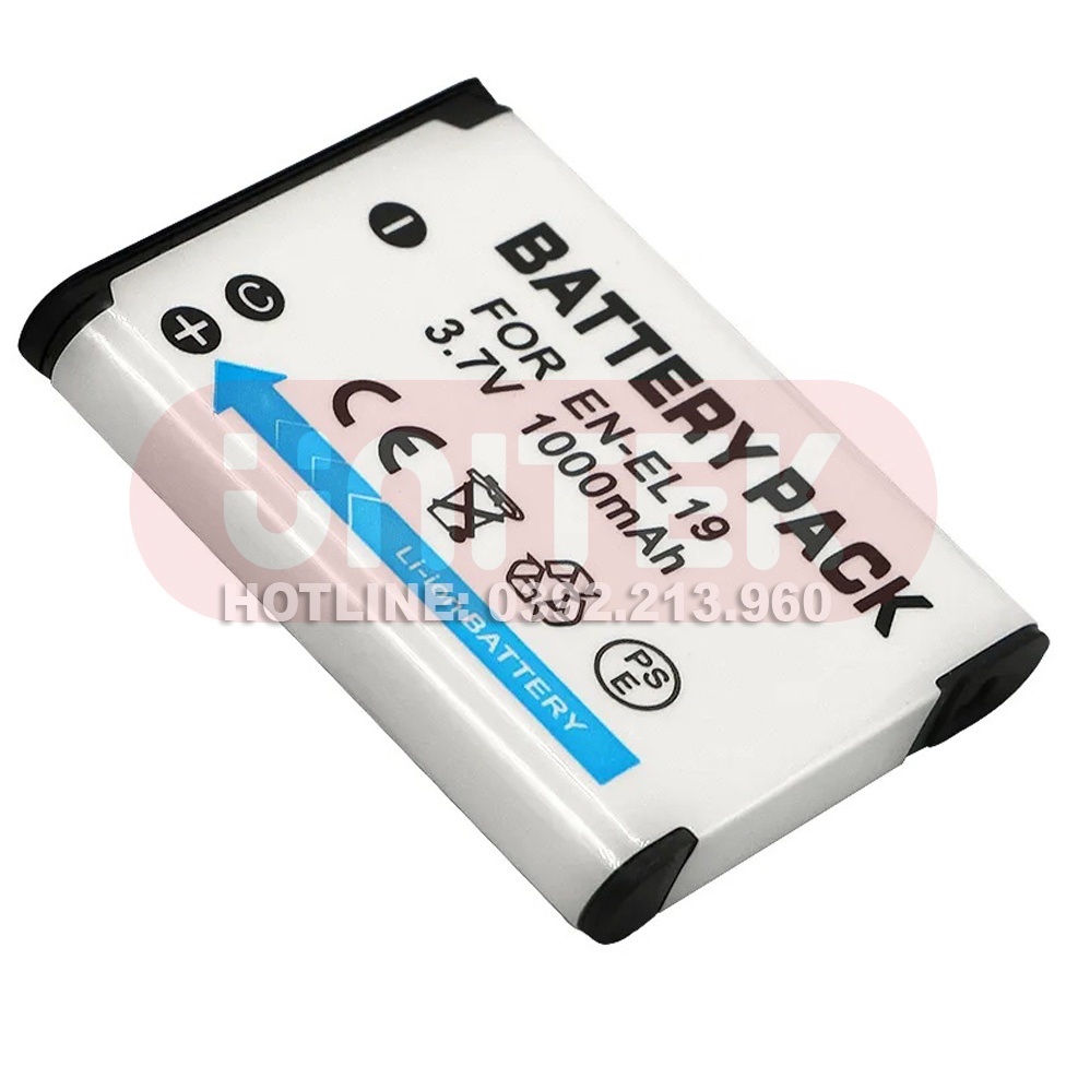 Pin EN-EL19: Dành Cho Máy Ảnh Nikon 1000mAh 3.7V