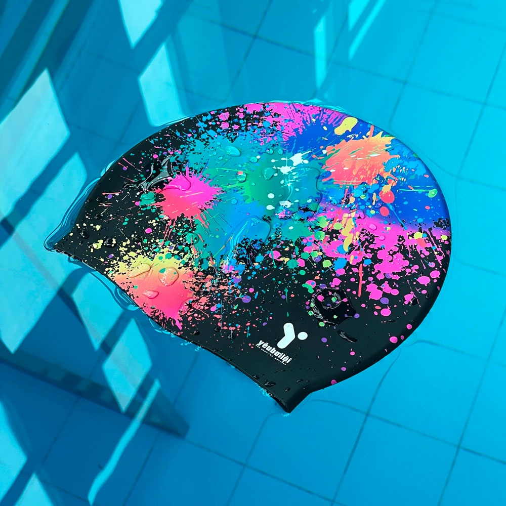 Mũ Bơi Silicone YBL2301 Spray Colors