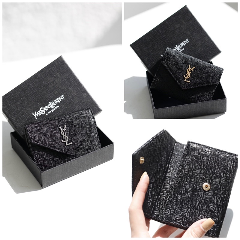 Ví nữ mini chất da thật 2 màu khoá chuẩn hàng Super Fullbox