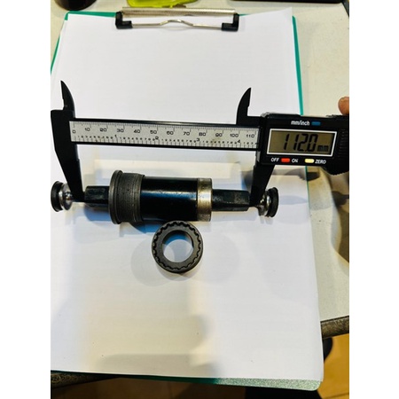 Trục bạc đạn 112mm cốt vuông.trục giữa