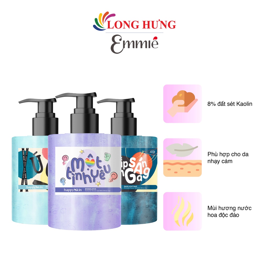 Sữa tắm đất sét Emmié nước hoa