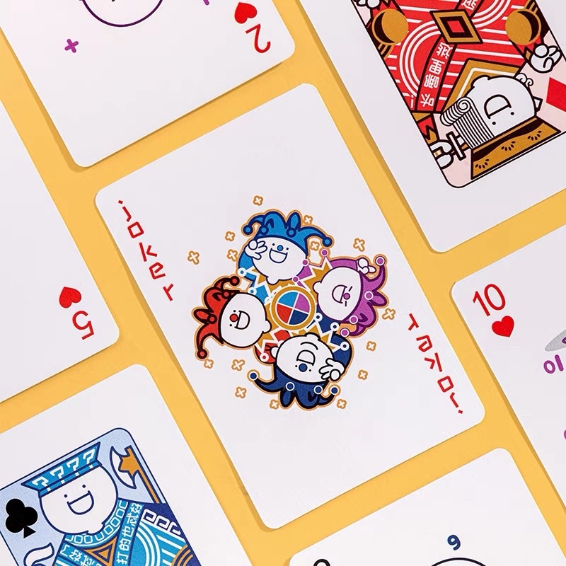 Bộ bài Poker 52 lá cute té xỉu