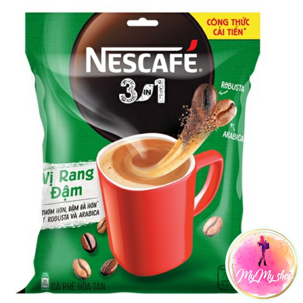 Cà phê vị rang đậm Nescafé 3in1