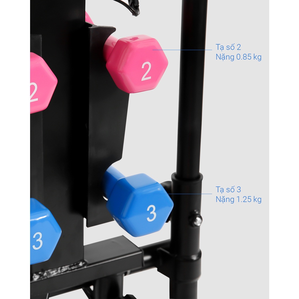 Xe đạp thể dục toàn thân liên hoàn Airbike MK295 tập cùng lúc tay chân hông