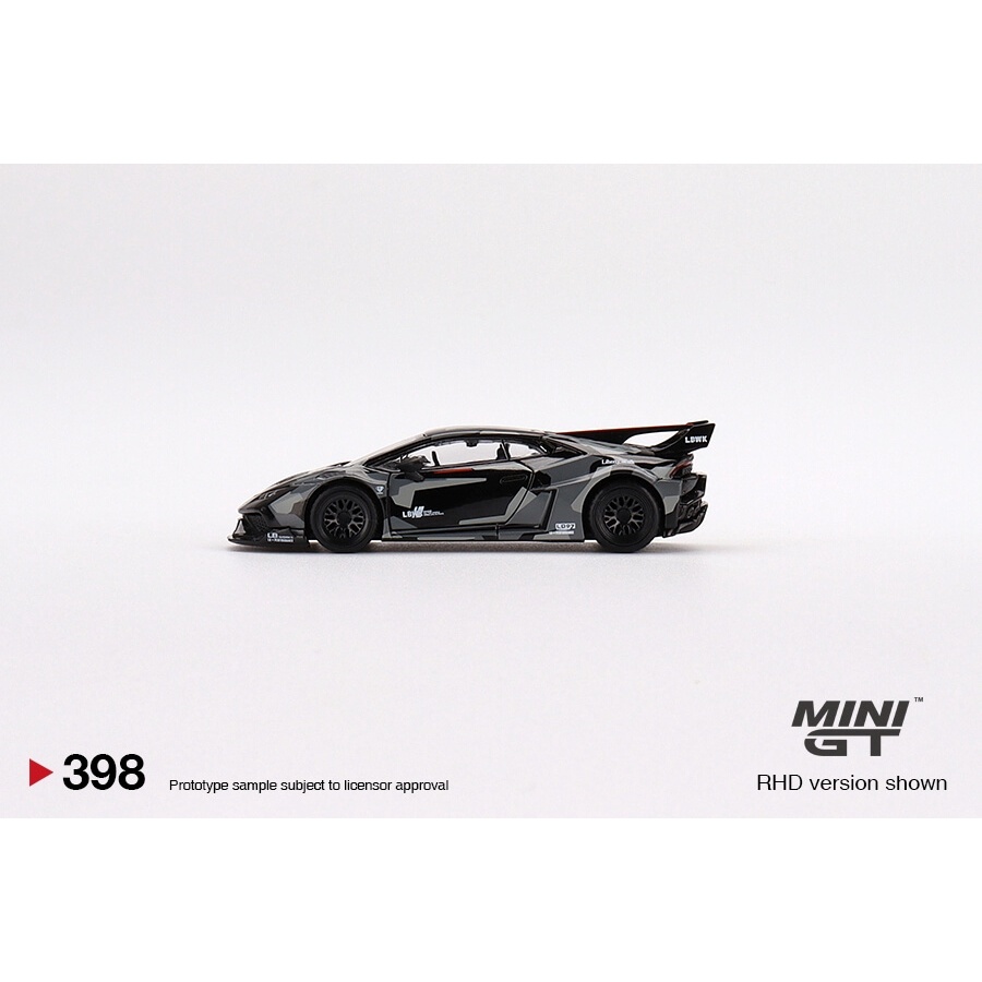 Ducstore.vn Xe mô hình MiniGT #398 - LB★WORKS Lamborghini Huracan GT Digital Camouflage - Card US