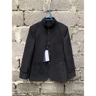 (2tr490k sale 365k)áo vest-blazer dạ ép cổ đứng nam hãng process