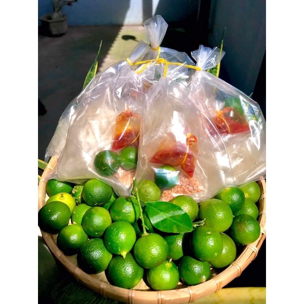 10 bịch bánh tráng phơi sương chấm muối tắt siêu ngon