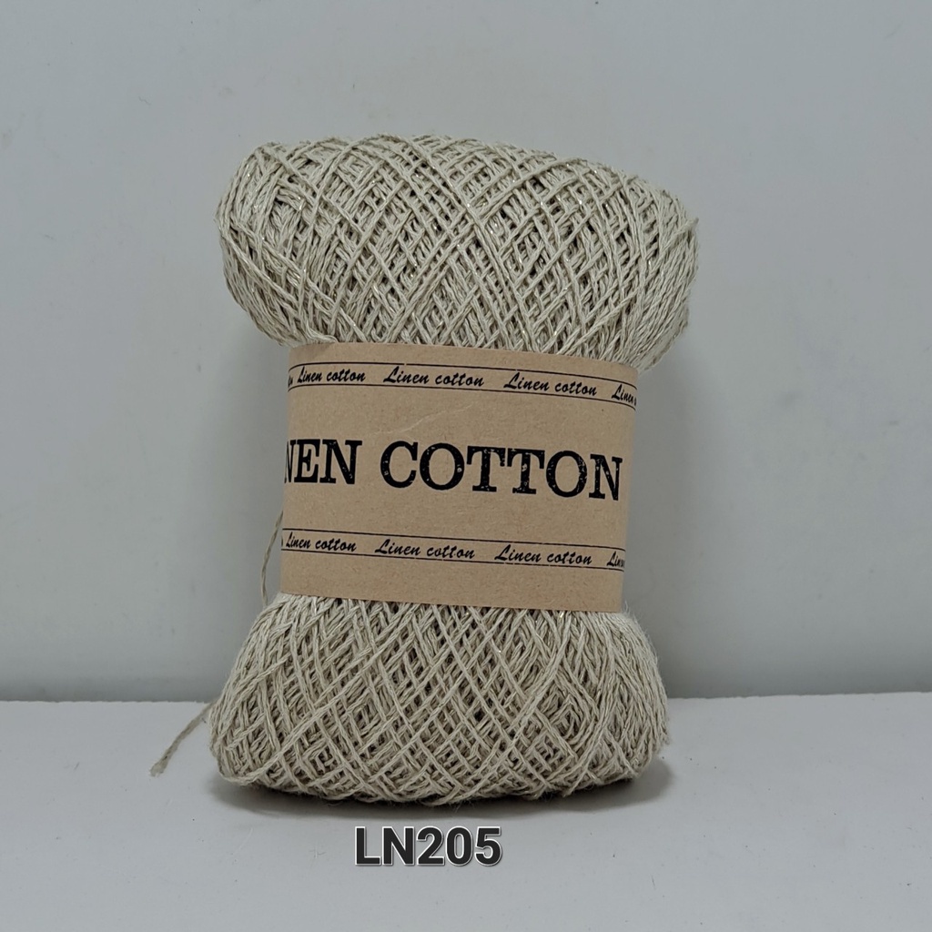 Sợi Linen cotton nhũ - dòng sợi chuyên dành cho đan móc các sản phẩm hè thu