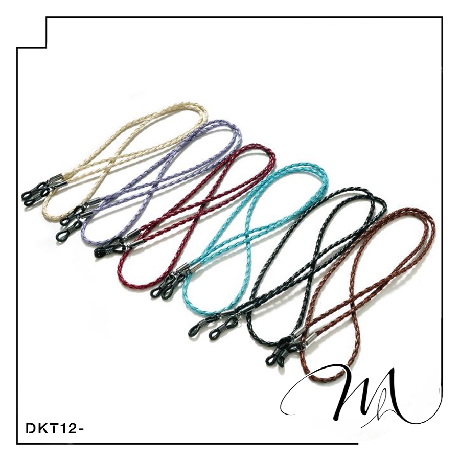 Dây đeo mắt kính chống thất lạc dây da phong cách Hàn Quốc - Măng's House DKT12