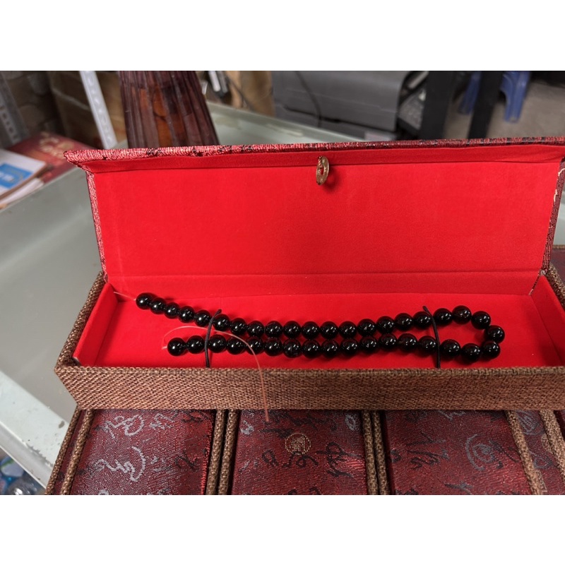 Hộp Gấm dài 7x26x4 chuyên đựng chuỗi hạt phong thuỷ . đựng trang sức phong thuỷ