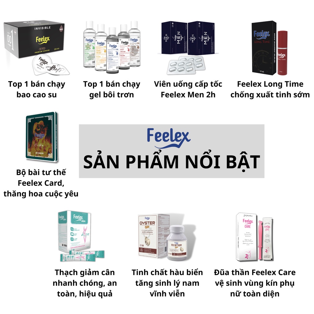 Tinh chất hàu biển cao cấp Feelex Oyster GP bổ thận tráng dương, tăng cường sinh lý nam giới